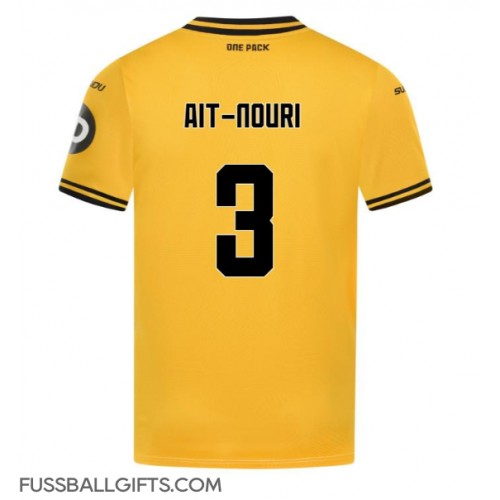 Wolves Rayan Ait-Nouri #3 Fußballbekleidung Heimtrikot 2024-25 Kurzarm